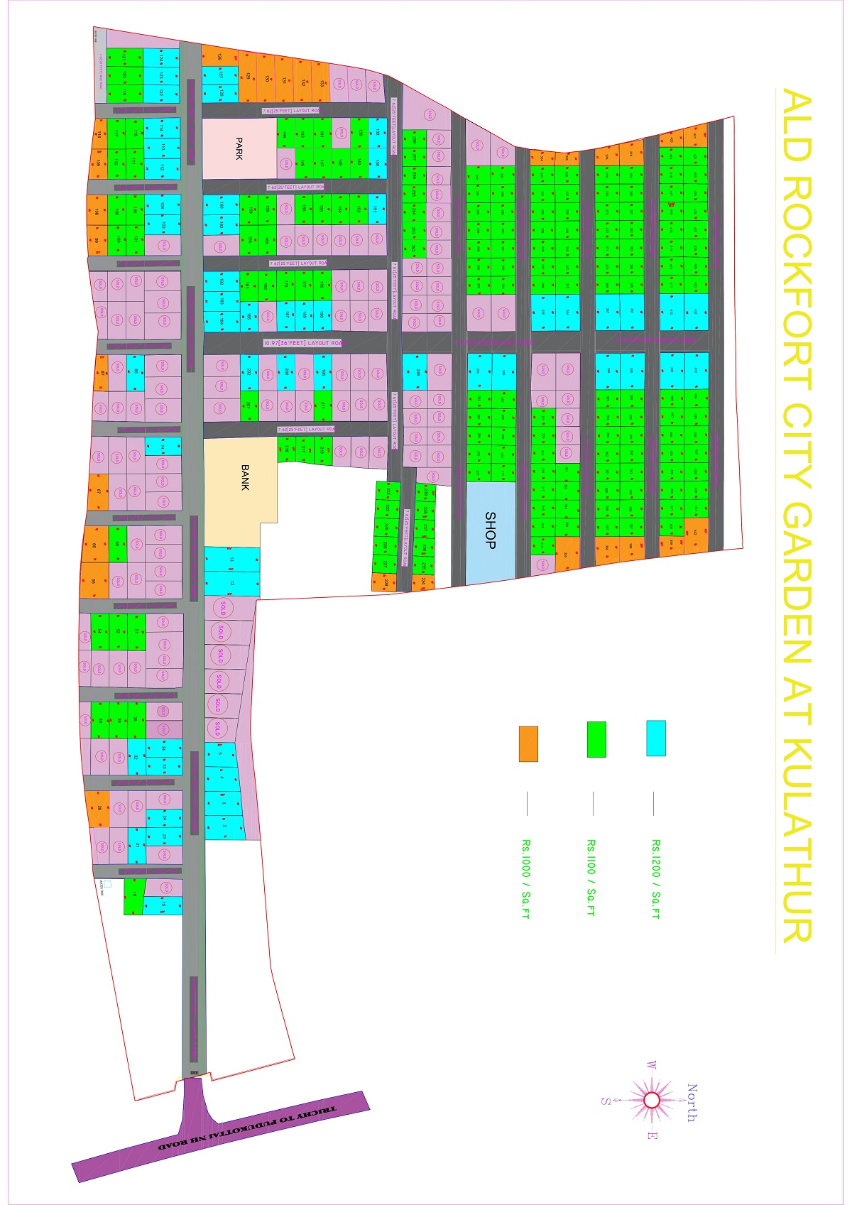 Rock Fort City Layout