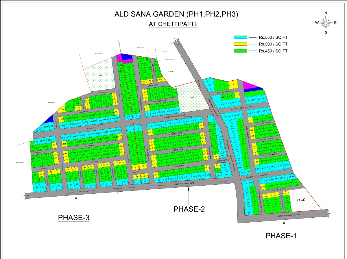Sana Garden Layout